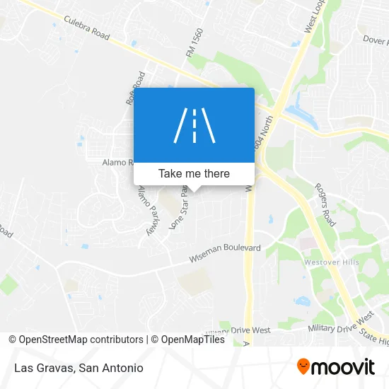 Las Gravas map