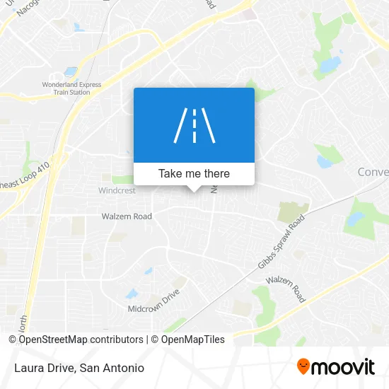 Laura Drive map