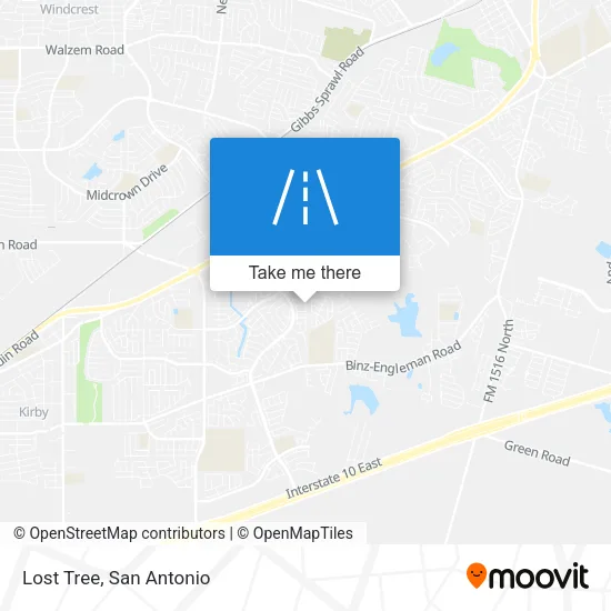 Lost Tree map