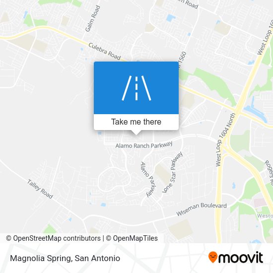 Magnolia Spring map