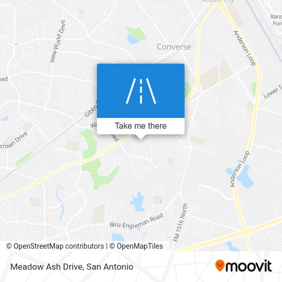Meadow Ash Drive map