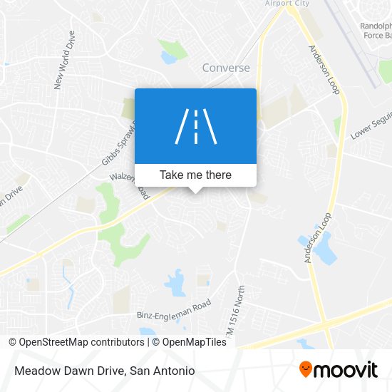 Mapa de Meadow Dawn Drive