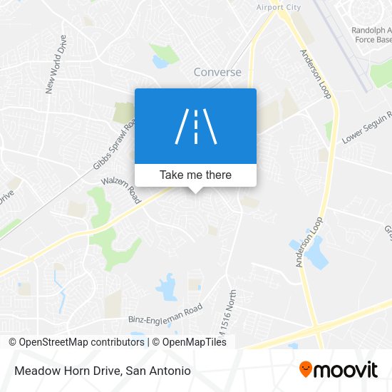 Meadow Horn Drive map