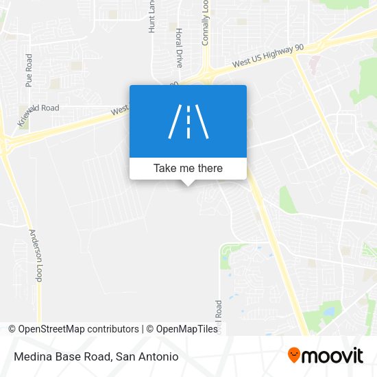 Mapa de Medina Base Road
