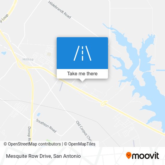 Mesquite Row Drive map