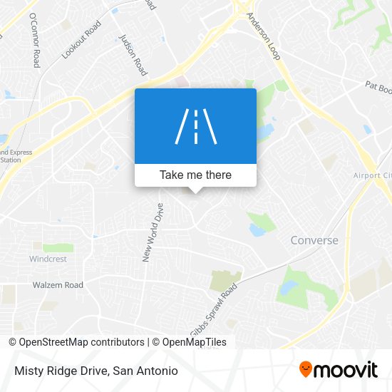 Mapa de Misty Ridge Drive