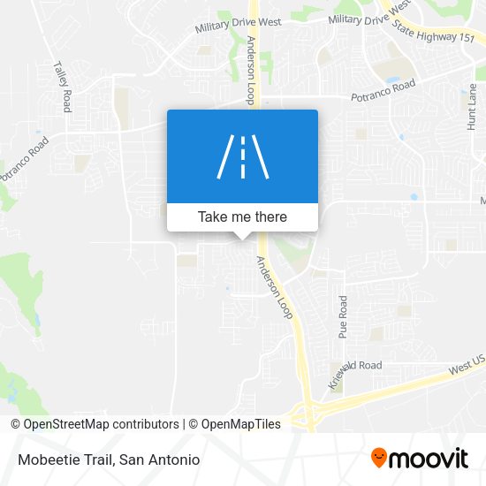 Mapa de Mobeetie Trail