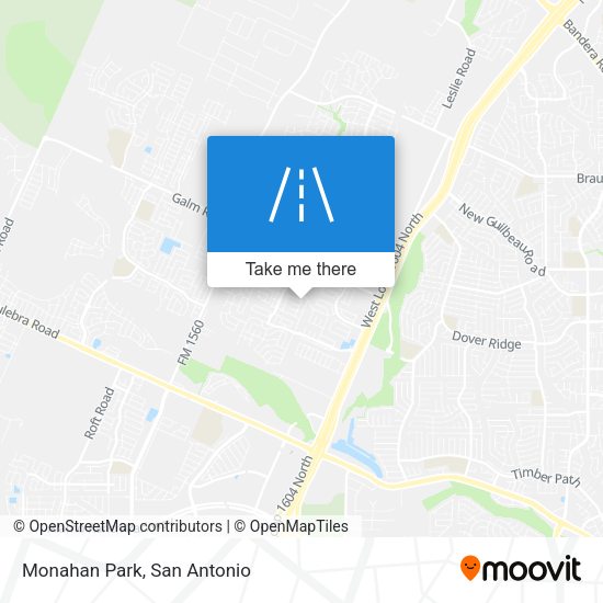 Monahan Park map