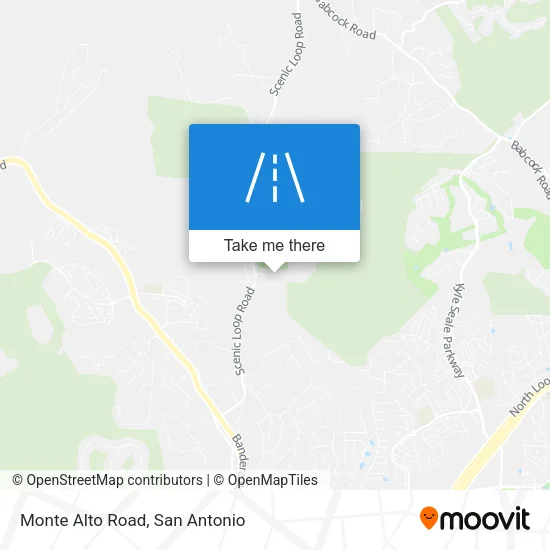 Monte Alto Road map