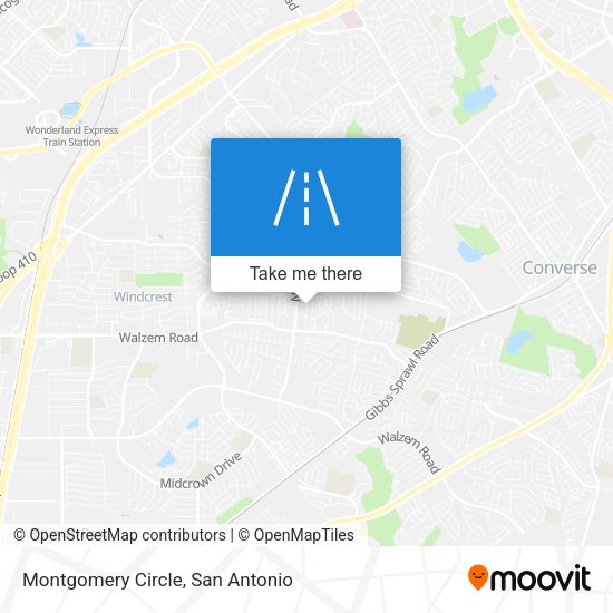 Montgomery Circle map