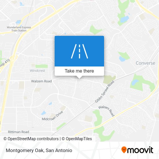 Mapa de Montgomery Oak
