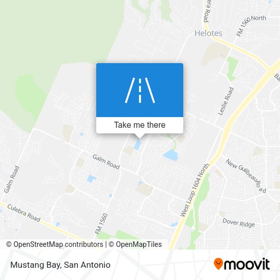 Mustang Bay map