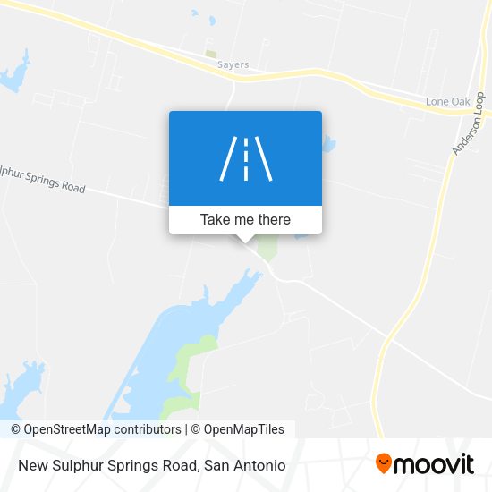 Mapa de New Sulphur Springs Road