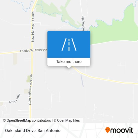 Oak Island Drive map
