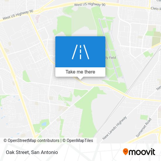 Mapa de Oak Street