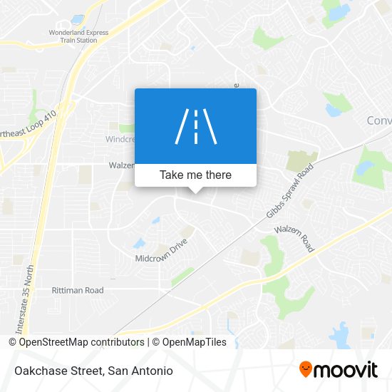 Mapa de Oakchase Street