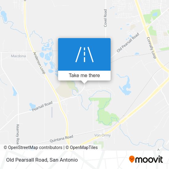 Old Pearsall Road map