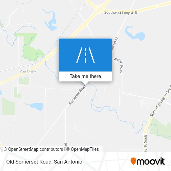 Old Somerset Road map