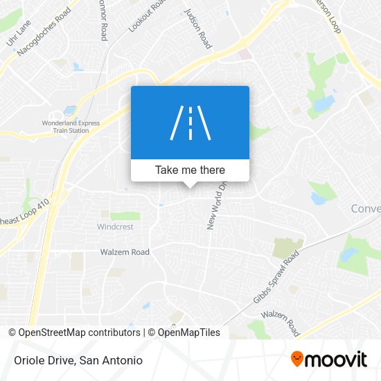 Mapa de Oriole Drive