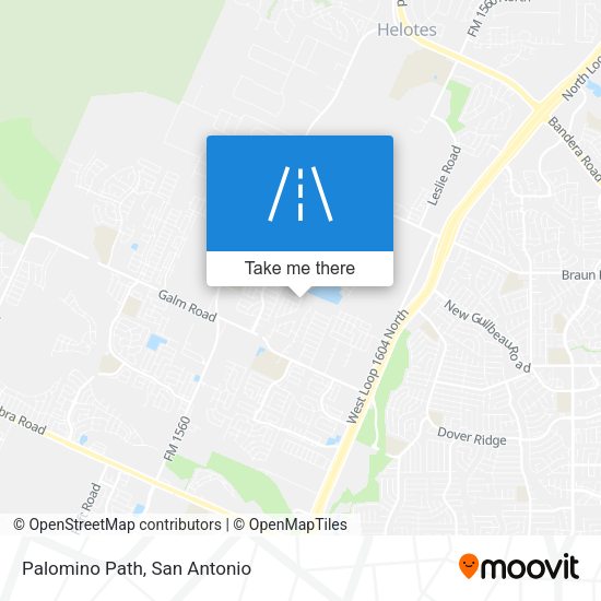 Mapa de Palomino Path