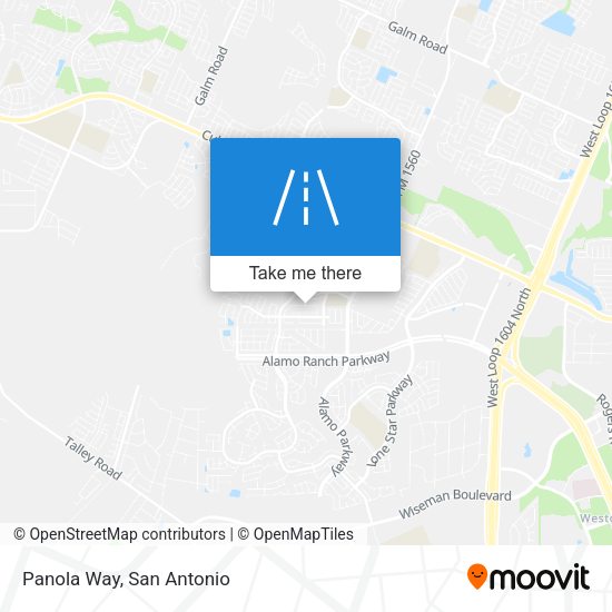 Mapa de Panola Way