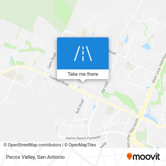 Mapa de Pecos Valley