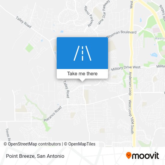 Mapa de Point Breeze