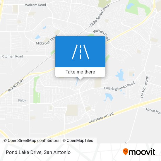 Pond Lake Drive map