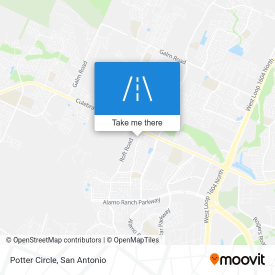 Mapa de Potter Circle