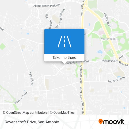 Ravenscroft Drive map