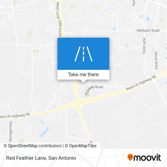 Red Feather Lane map