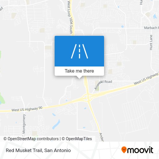 Red Musket Trail map
