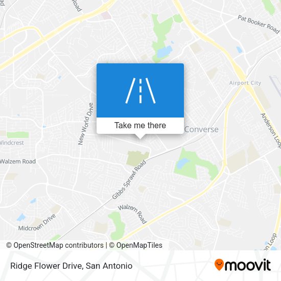 Ridge Flower Drive map