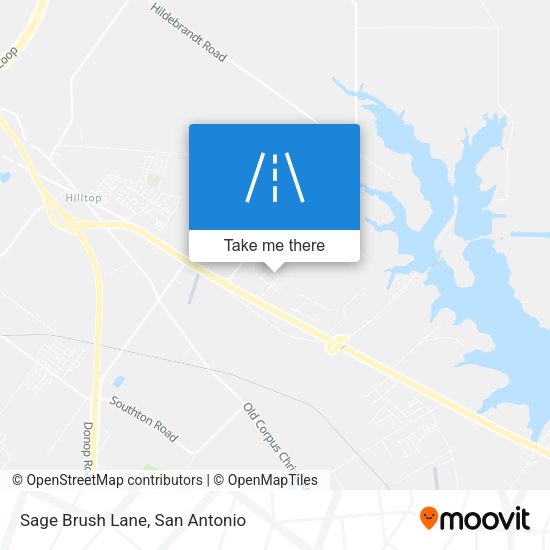 Sage Brush Lane map