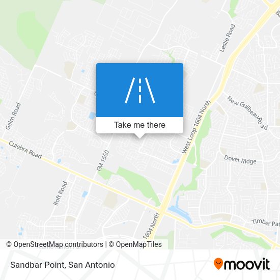 Mapa de Sandbar Point
