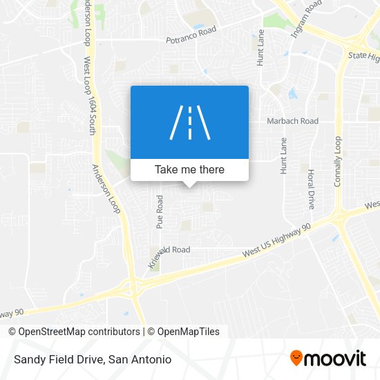 Mapa de Sandy Field Drive