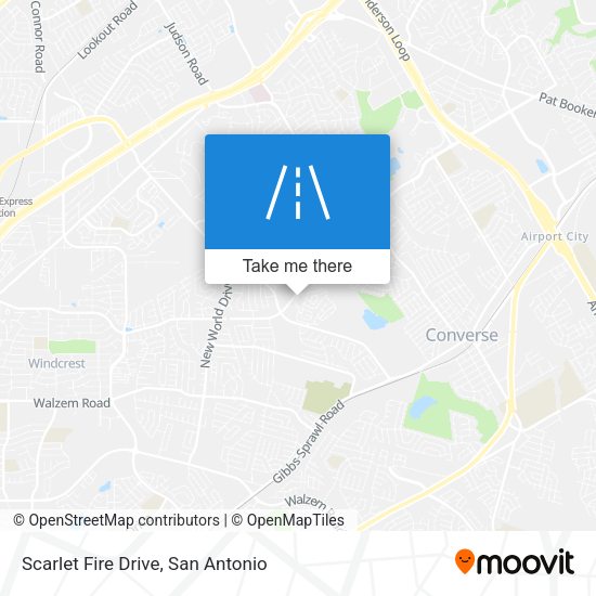 Scarlet Fire Drive map