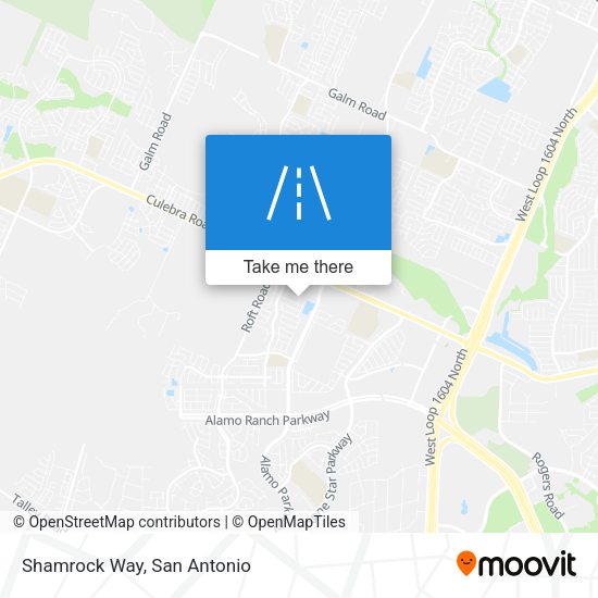 Mapa de Shamrock Way