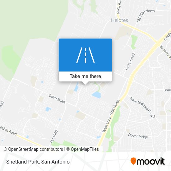Mapa de Shetland Park