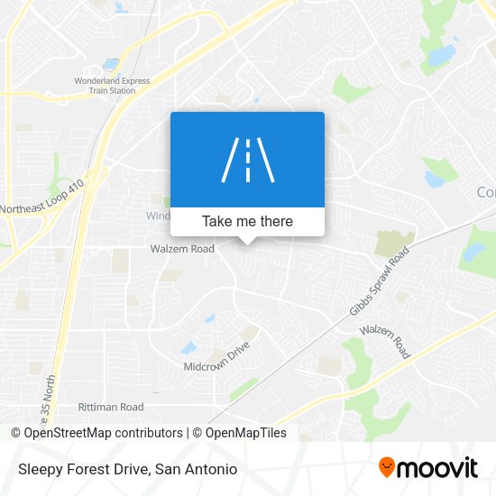 Sleepy Forest Drive map