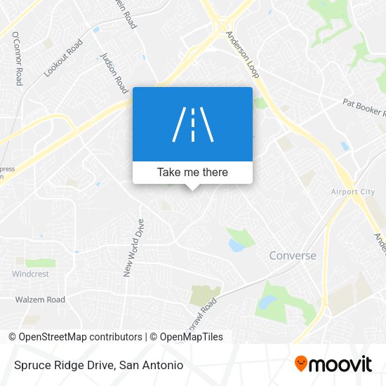 Spruce Ridge Drive map