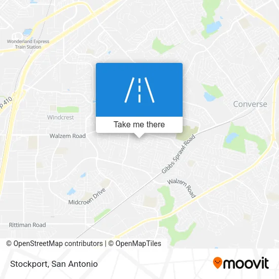 Stockport map
