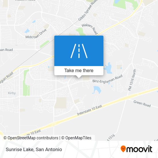 Mapa de Sunrise Lake