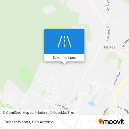 Mapa de Sunset Woods