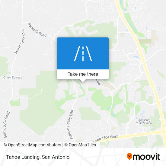 Mapa de Tahoe Landing
