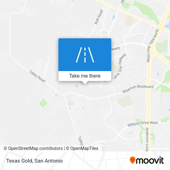 Mapa de Texas Gold