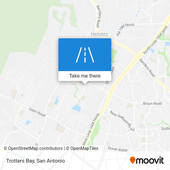 Trotters Bay map