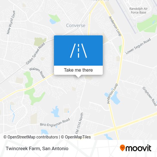 Twincreek Farm map