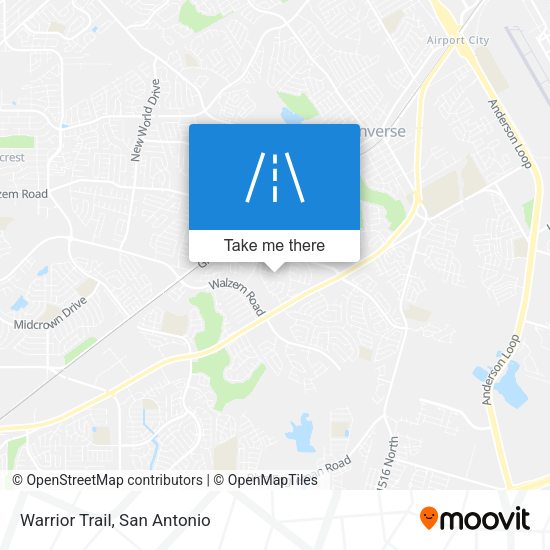 Mapa de Warrior Trail