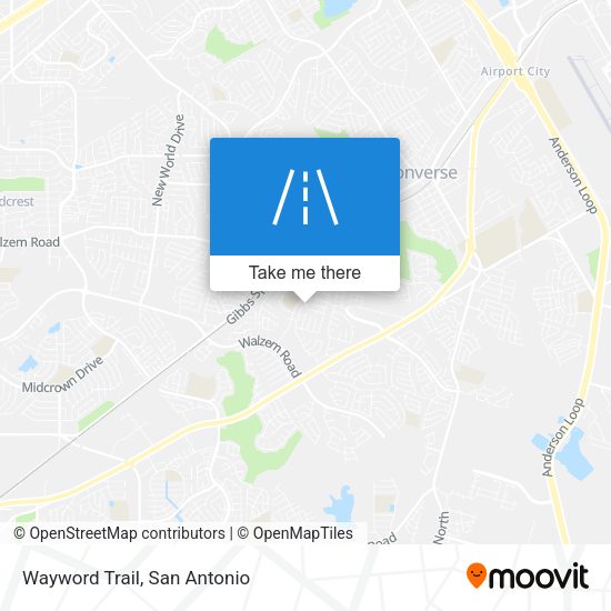 Mapa de Wayword Trail